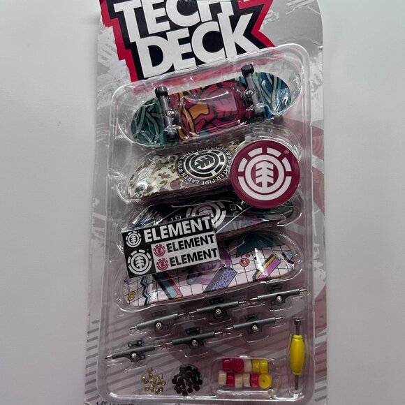 TECK DECK 778988405932 Skateboard DLX Fingerboard 4-Pk Collectible Mini **NEW** - Picture 2 of 5